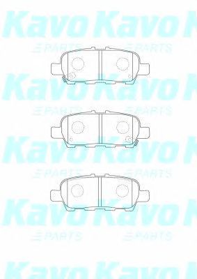 KAVO PARTS bp6605 -  Комплект тормозных колодок, дисковый тормоз
